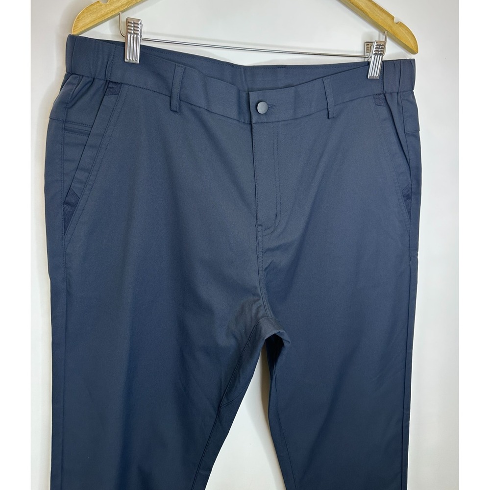 Jack Archer Jetsetter Tech Pant Slim Fit 35 x 32 Deep Blue Performance Stretch - Picture 3 of 10